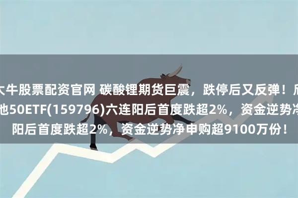 大牛股票配资官网 碳酸锂期货巨震，跌停后又反弹！欣旺达跌超11%，电池50ETF(159796)六连阳后首度跌超2%，资金逆势净申购超9100万份！